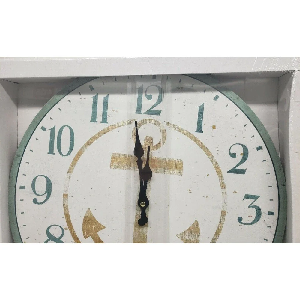Round Wooden Kitchen Wall Decorative Clock, 12